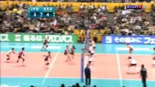Semifinal 5 SET Parte 1 Mundial feminino de vôlei 2010 Brasil vs Japão