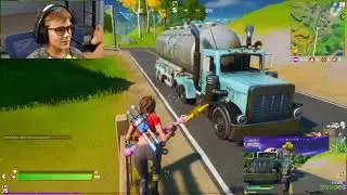 PLAYING FORTNITE WITH MY NOOB DAD Series || Day 2