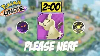 Mimikyu Casually Deletes EVERYONE at Rayquaza- Pokemon Unite