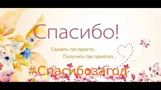 Спасибо за год!