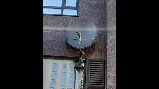 Переустановка спутниковой антенны на два конвертера      НТВ+  и Алма ТВ.