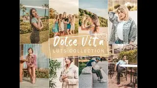 Dolce Vita LUTs | Video Editing LUTs | Influencer LUTs | Instagram LUTs