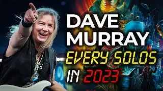 EVERY DAVE MURRAY SOLOS IN THE FUTURE PAST TOUR (Iron Maiden, Barcelona • 18.07.2023)
