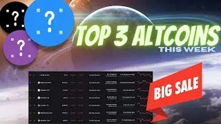 Top 3 Altcoins I'm Buying this week! Getting ready for a rebound!