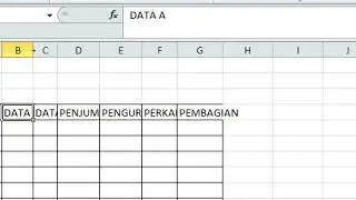 CARA MERAPIKAN SEBUAH KOLOM ATAU TABEL DI MICROSFT EXCEL