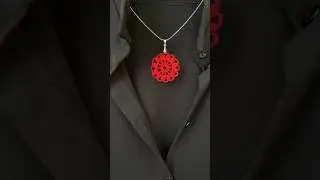 Crochet Pendant 💚❤️🖤