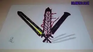 Новое видео! 3D рисунок Мечи Асты (Меч Демона-Обитателя, Убийцы, Демоноборц)