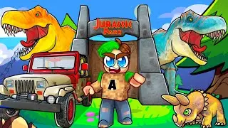 I BUILT a DINOSAUR ZOO in ROBLOX