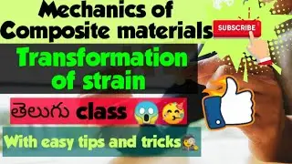 II Transformation of Strain II Mechanics of Composite materials II