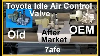 Toyota Corolla 7afe Idle Air Control Valve, Old vs After Market vs New OEM