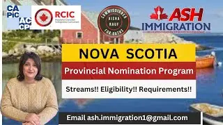 Nova Scotia Provincial Nomination Program (PNP). Streams!! Eligibility!! Requirements!!