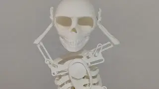 How to assembly the dancing skeleton 