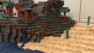 Minecraft in Real Life with KEVA planks! **Timelapse Construction** #minecraft #keva #building