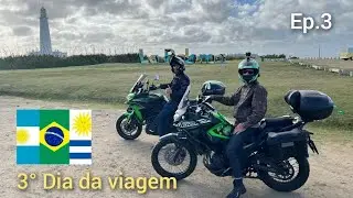 3º Dia da Viagem internacional - Brasil - Uruguai - Argentina (Versys 300 e 650) - La Paloma Ep.3