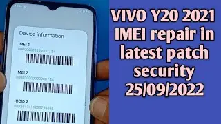 vivo y20 2021 imei repair in latest security