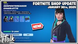 *NEW* SERPENTBREAKER CHARLOTTE SKIN! Fortnite Item Shop [January 30th, 2025] (Fortnite Chapter 6)