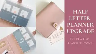 Half Letter Planner Upgrade| Ft. NOTIQ, Cloth & Paper, LuxPlans, & more!!