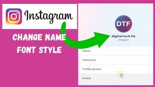 How To Change Instagram Profile Name Font Style Laptop/PC 2024