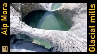 The awesome Alp Mora glacial mills