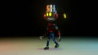 My first walk animation in Blender