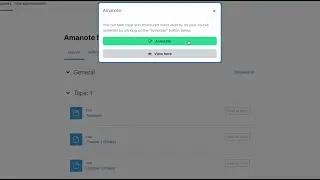 Moodle Amanote Filter Plugin - 3 ways to open a resource with Amanote