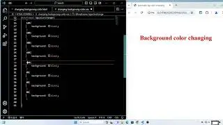 Automatic background color change only using css| html css tutorial