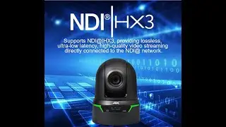 HDKATOV Best 4K PTZ Camera - 4K 60fps AI Tracking 12G-SDI NDI HX3 HDMI SDI USB3.0 IP 25X PTZ Camera