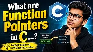 Function Pointers in C | Pointer to Functions