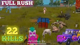 🔥22 KILLS | Squad Rush gameplay| pubg mobile lite new update 2024