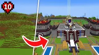 I Re-Built Indian Youtubers Minecraft Base in Minecraft Hardcore