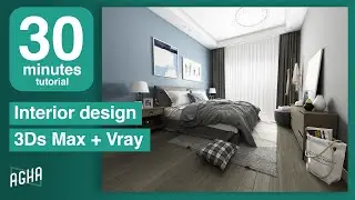 3Ds Max Bedroom Tutorial Vray Render 30 Minutes