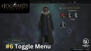 Unreal Engine 5 Hogwarts Legacy Tutorial Series - #6: Toggle Player Menu