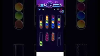 solution ball colors sorting game challenge level 337