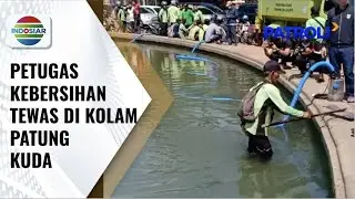 Petugas Kebersihan Tewas di Bundaran Patung Kuda Saat Bersihkan Kolam | Patroli