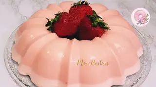 POSTRE CON SOLO 2 INGREDIENTES ECONOMICA Y FACIL  /gelatina de fresa🍓