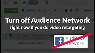 Facebook's Audience Network does NOT work for Video Retargeting OR Custom Audiences