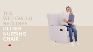 🇭🇲🇬🇧 Willow Glider Recliner Nursing Chair in French Beige