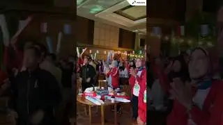 Nobar FIFA Timnas Indonesia vs. Argentina bareng Dirut #NickeWidyawati dan para Perwira Pertamina