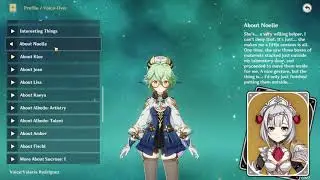 Sucrose talking about Noelle | Genshin Impact