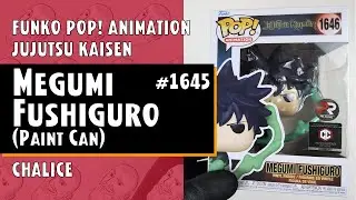 Megumi Fushiguro (Paint Can) Funko Pop  - 1646 - Jujutsu Kaisen - Chalice // Just One Pop Showcase