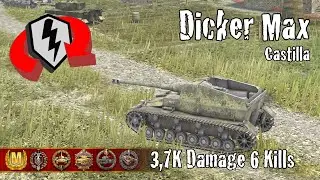 Dicker Max  |  3,7K Damage 6 Kills  |  WoT Blitz Replays
