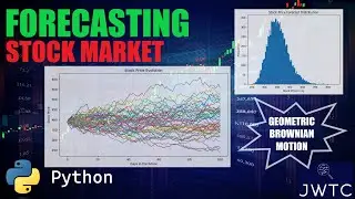 FORECASTING the Stock Market with Python - Geometric Brownian Motion