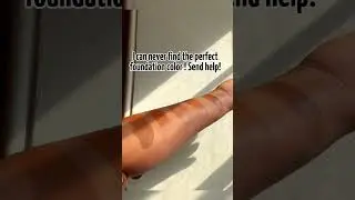 Finding my perfect foundation color sucks 🥹🥹 #makeuphacks #brownskinmakeup #foundationcourse  #fyp