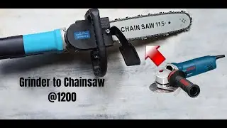 Angle grinder chainsaw attachment | amazing gadget for angle grinder
