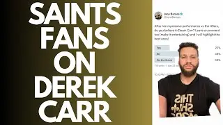 Saints fans SOUND OFF on Derek Carr