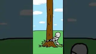 Animation Woodcutter, анимация дровосек 
