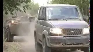 УАЗ Патриот Спорт против БТР