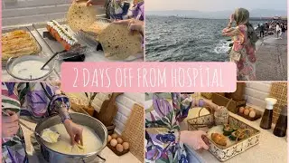 NÖBET ÖNCESİ VE SONRASI TÜM YAPTIKLARIM 🌷TANTUNİ TARİFİ | RULO PASTA | SAKİN VERİMLİ ALIŞKANLIKLAR