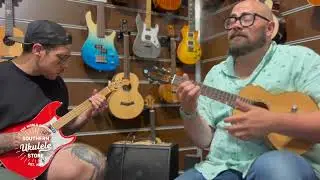 Half the world away... Ukulele Jam at Southern Ukulele Store
