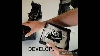 Pinsta Develop-in Medium Format camera. Shoot, Develop, Enlarge, No Darkroom!